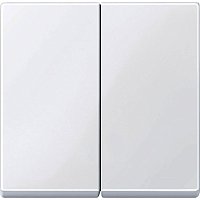 Лицевая панель Schneider Electric Merten System M для 2-кл. выключателя активно-белый